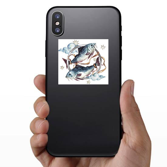Pisces Watercolor Sticker