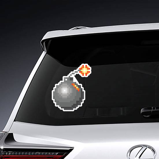 Pixel Art Bomb Sticker