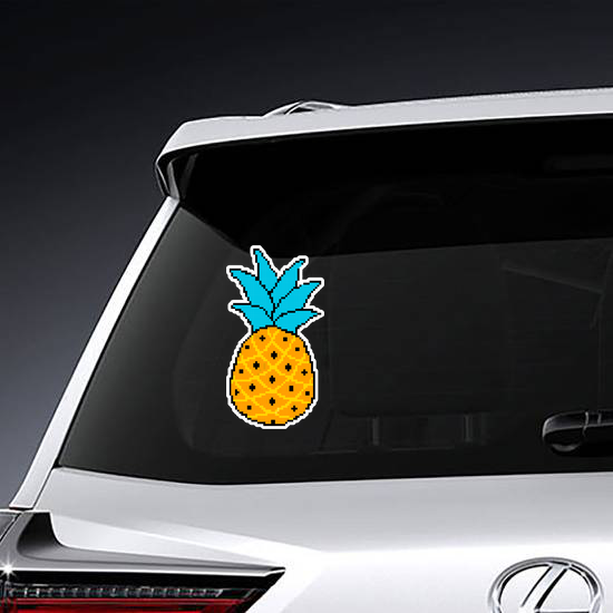 Pixel Art Pineapple Sticker