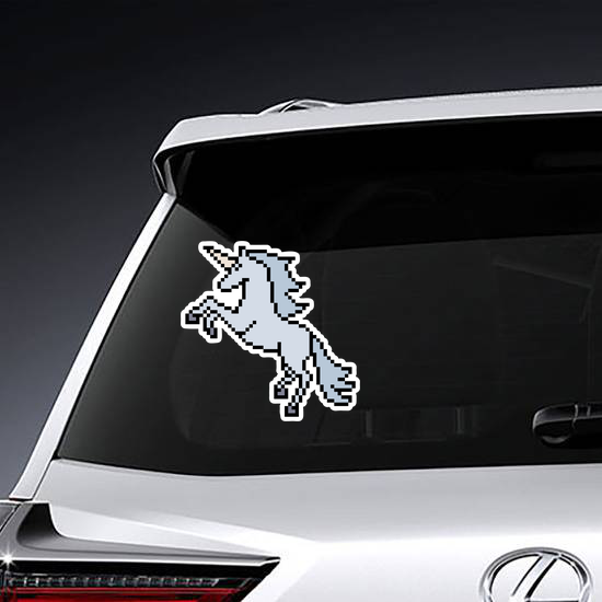Pixel Art Unicorn Sticker