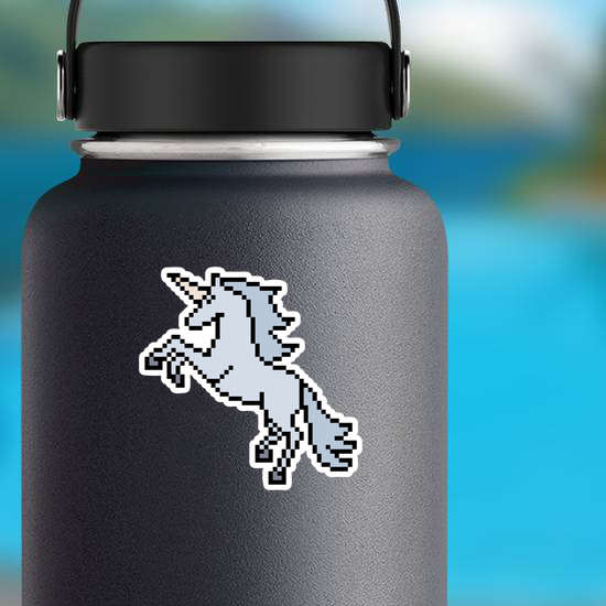 Pixel Art Unicorn Sticker
