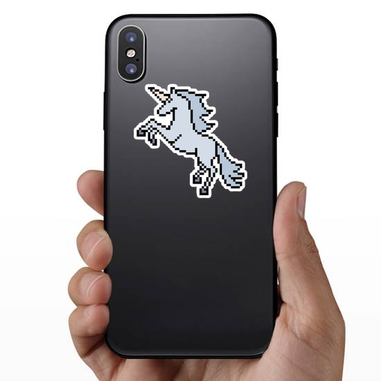 Pixel Art Unicorn Sticker