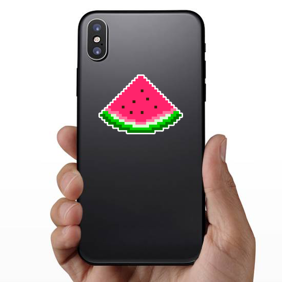 Pixel Art Watermelon Sticker