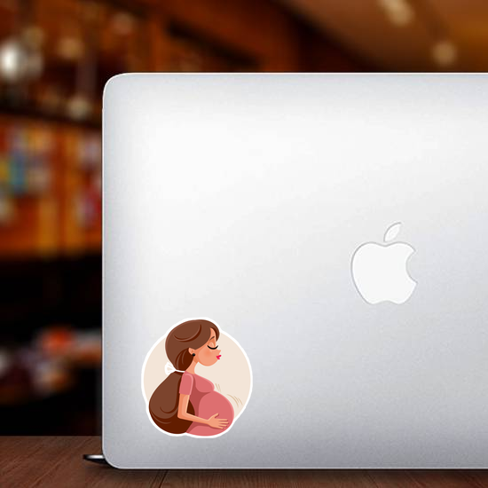 Pregnant Woman Sticker