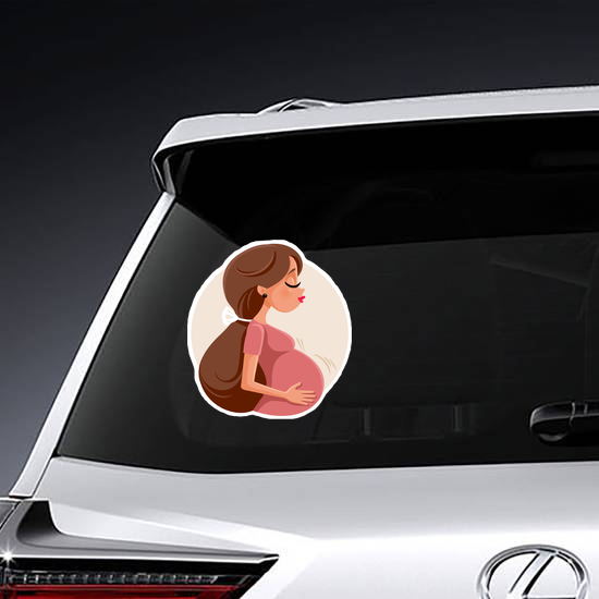 Pregnant Woman Sticker