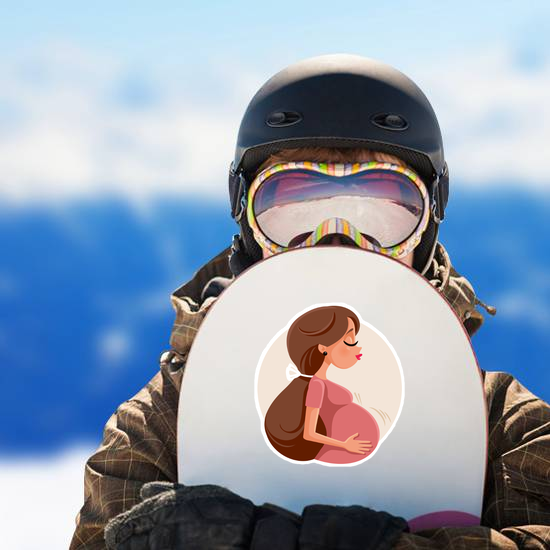 Pregnant Woman Sticker