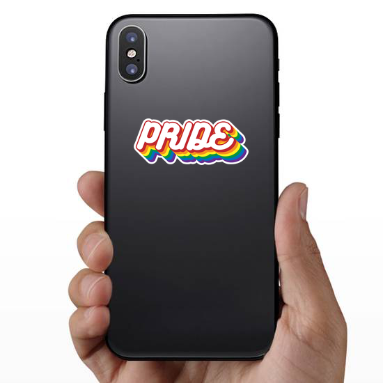 Pride Month Bubble Letter Sticker