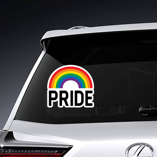 Pride Month Rainbow Celebration Sticker