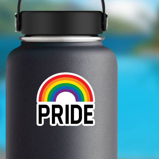 Pride Month Rainbow Celebration Sticker