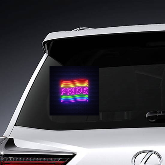 Pride Neon Text Sticker