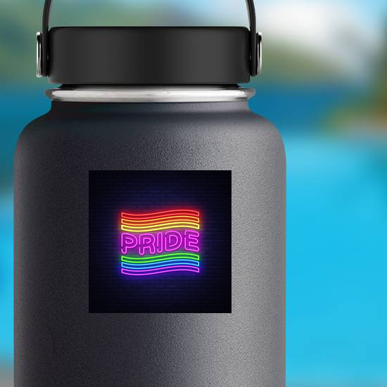 Pride Neon Text Sticker