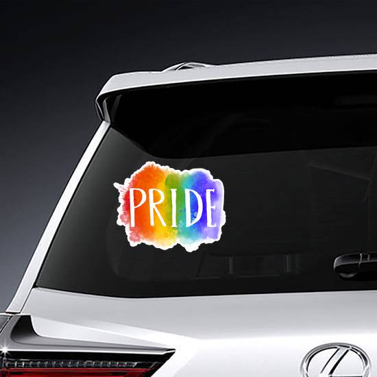 Pride Watercolor Sticker example