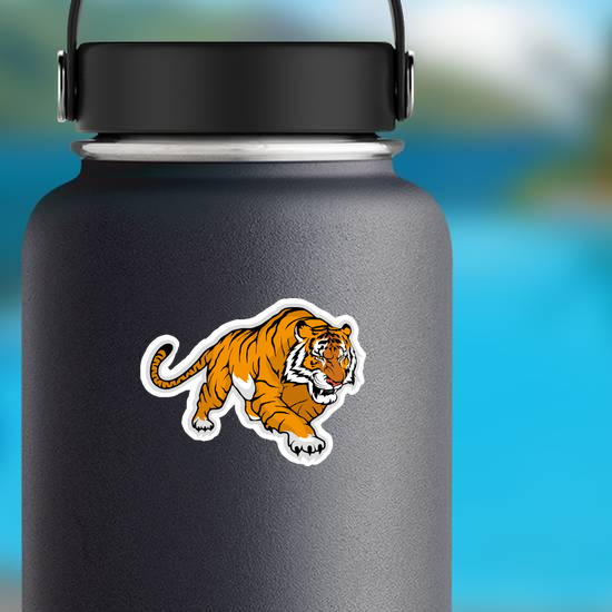 Prowling Bengal Tiger Sticker