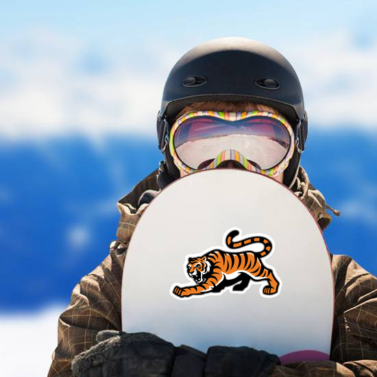 Prowling Tiger Mascot Sticker