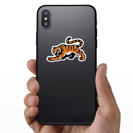 Prowling Tiger Mascot Sticker
