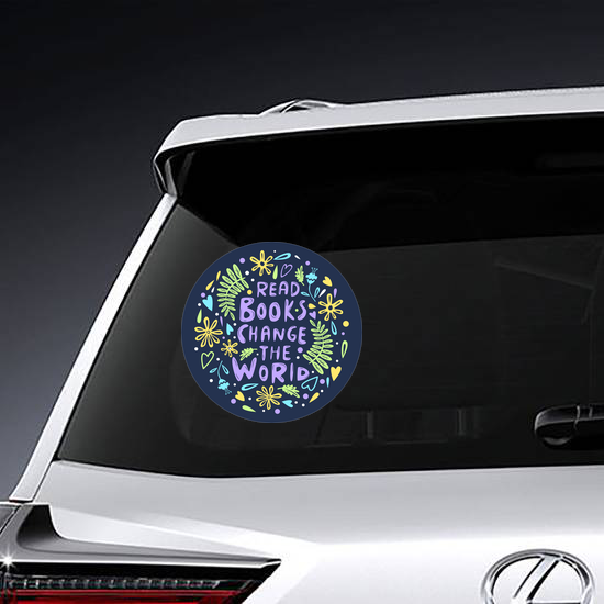 Read Books, Change The World Sticker