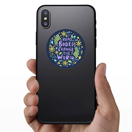 Read Books, Change The World Sticker