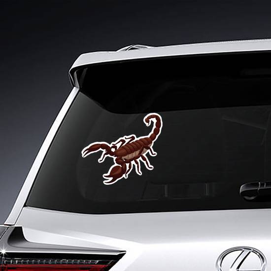 Red Scorpion Sticker example 