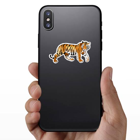 Red Tiger Cartoon Sticker