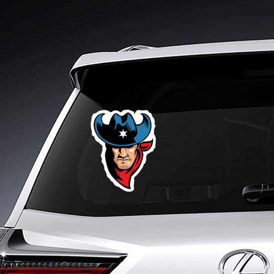 Red White and Blue Sheriff Cowboy Sticker