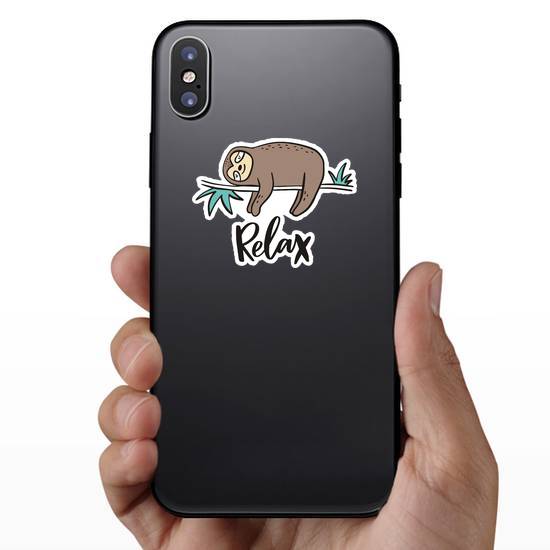 Relaxing Sloth Sticker