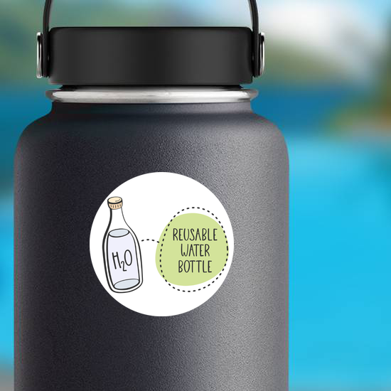 Reusable Water Bottles Sticker