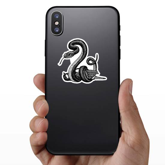 Serpent Cobra And Python, Anaconda Or Viper, Royal Sticker
