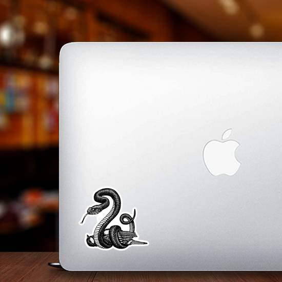 Serpent Cobra And Python, Anaconda Or Viper, Royal Sticker