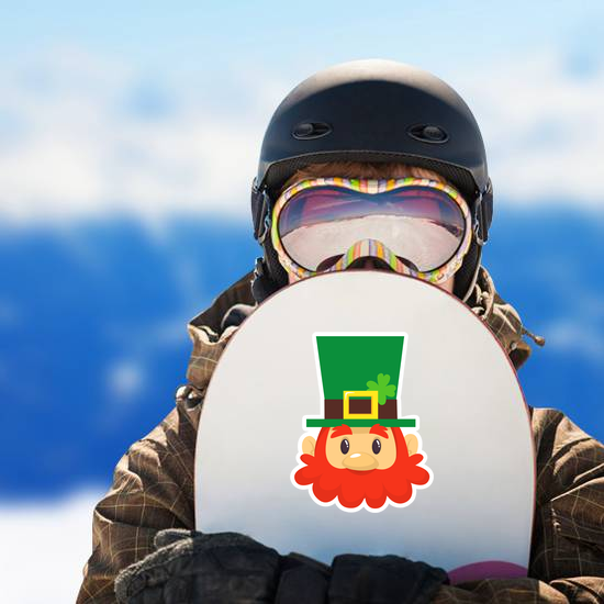 Simple Cartoon Leprechaun Sticker