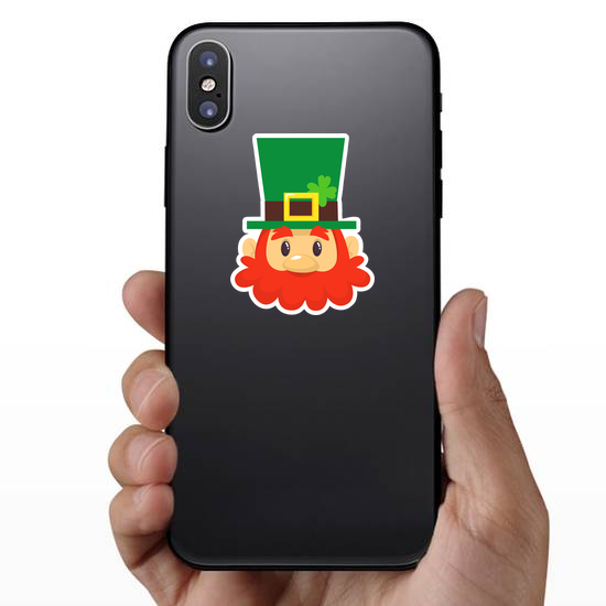 Simple Cartoon Leprechaun Sticker