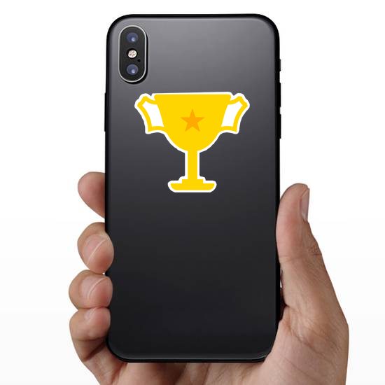 Single Star Trophy Sticker