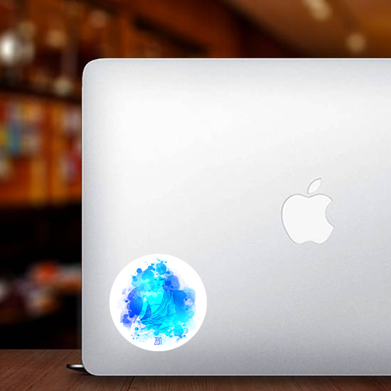 Sitting Watercolor Buddha Sticker