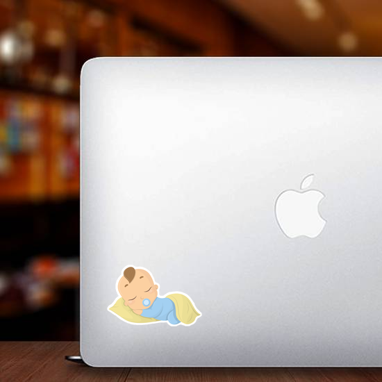 Sleeping Baby Boy Sticker