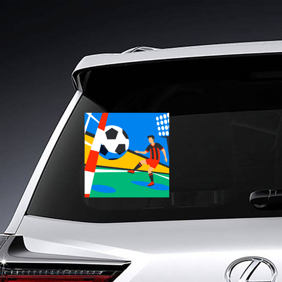 Soccer Forward Sticker
