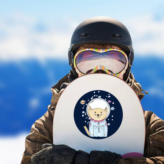 Space Cat Astronaut Sticker
