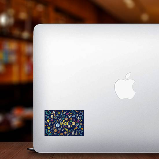 Space Doodles Sticker