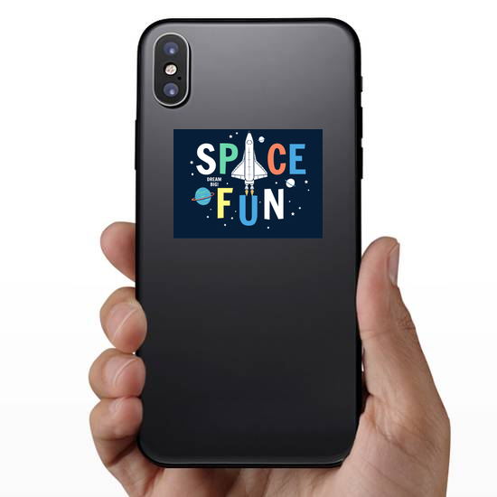Space Fun Sticker
