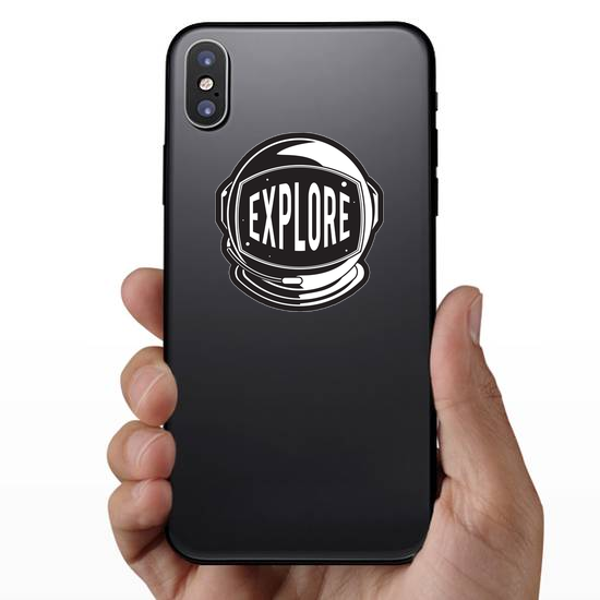 Space Helmet Explore Sticker