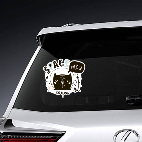 Space Meow to You Sticker