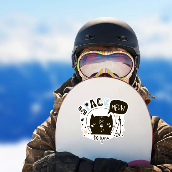 Space Meow to You Sticker