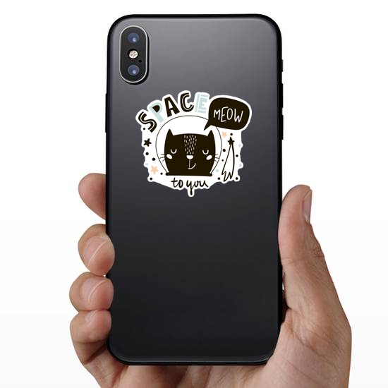 Space Meow to You Sticker