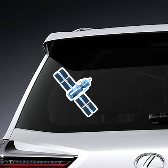 Space Satellite Sticker