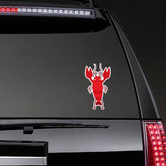 Standing Lobster Animal Cartoon Sticker