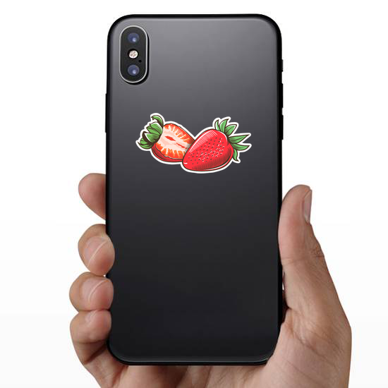 Strawberry In Vintage Sticker