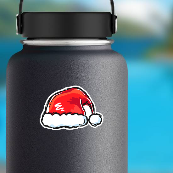 Stylized Santa Hat Sticker