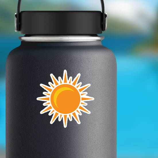 Sun Graphic Icon Sticker