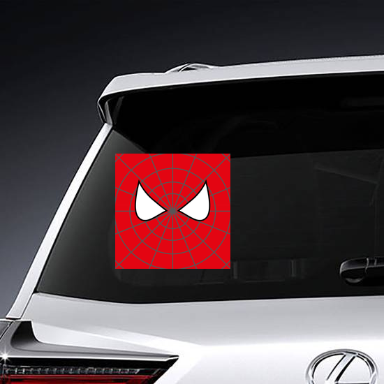 Superhero Face Sticker