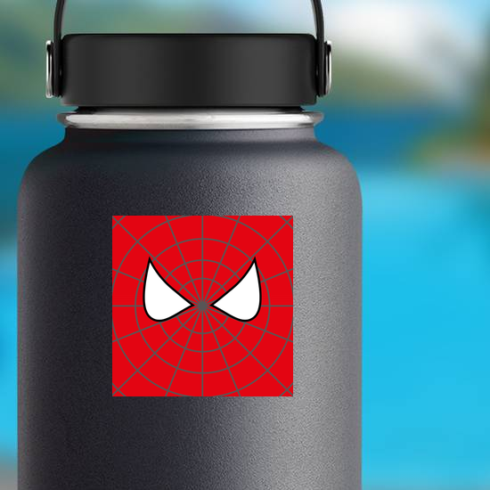 Superhero Face Sticker