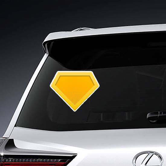 Superhero Logo Diamond Sticker