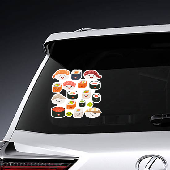 Sushi And Sashimi Rolls Sticker